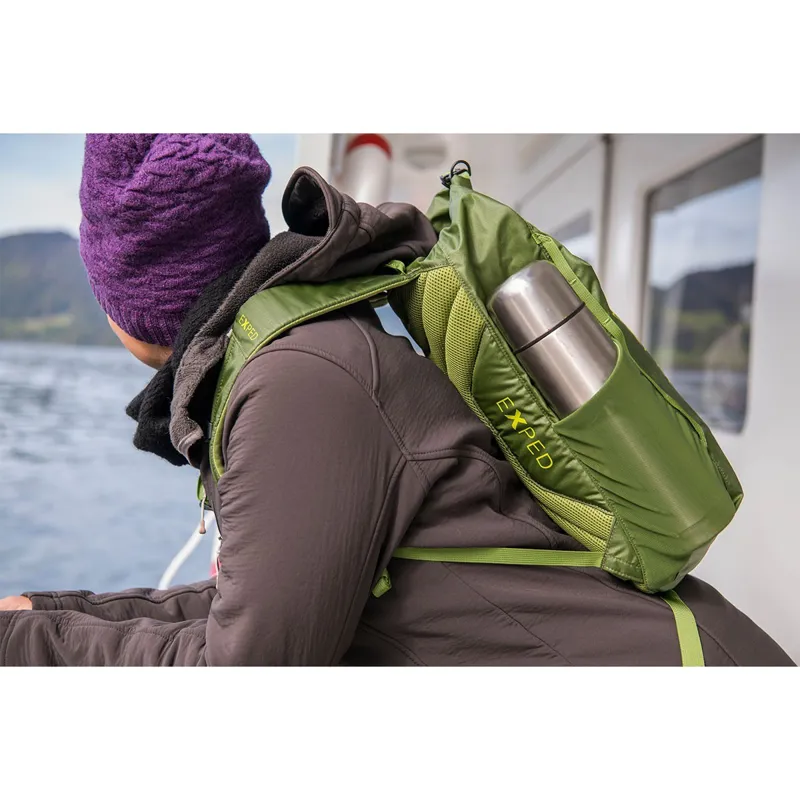 Exped Typhoon 15 Litre Dry Daypack - Green-6