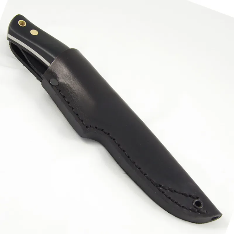 Casstrom No.10 Swedish Forest Knife - Black Micarta Full Flat Grind Stainless 14C28N-2