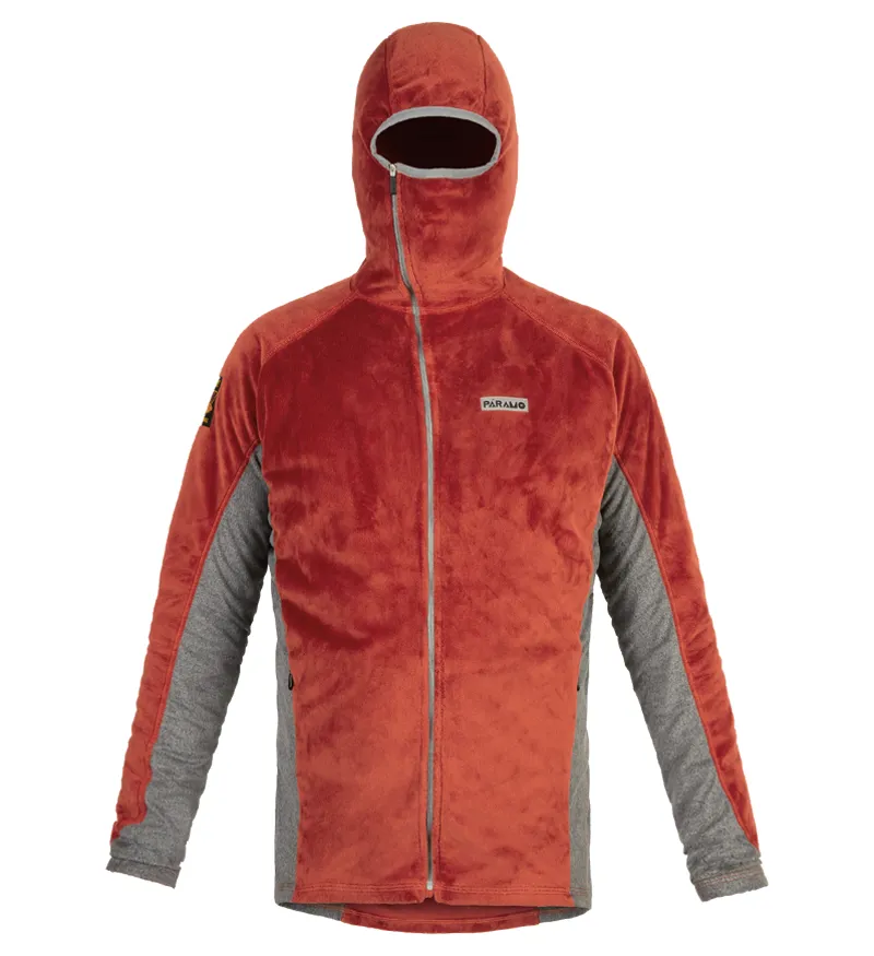 Paramo Mens Ostro Plus Fleece - Outback Red/Steel