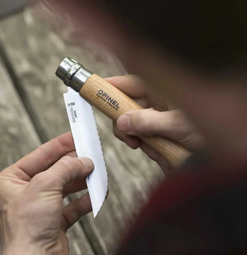 Opinel No.12 Folding Serrated Picnic Knife-3