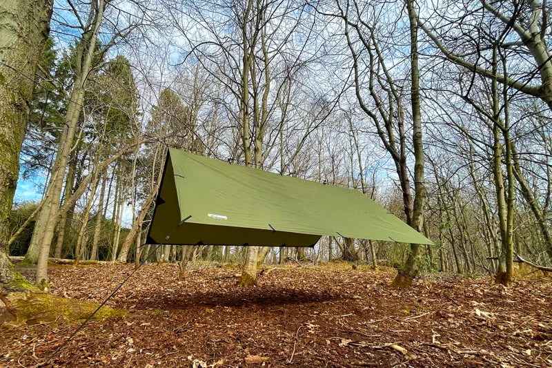 DD Hammocks Recycled Tarp 3m x 3m Olive Green-1