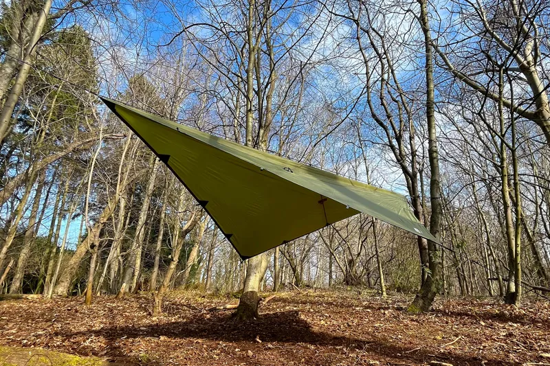 DD Hammocks Recycled Tarp 3m x 3m Olive Green-2
