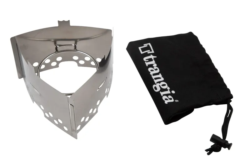 Trangia Triangle - Ultra-lightweight 3 piece holder for burners with Bag