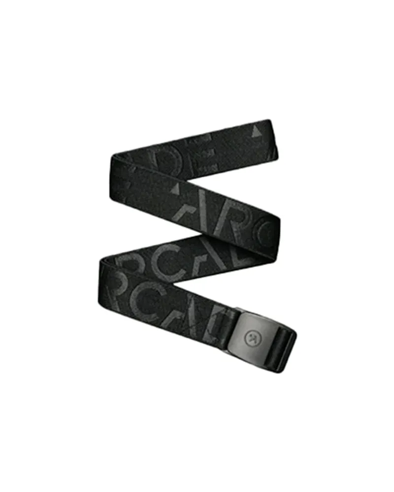 Arcade Black Stamp Belt - Black