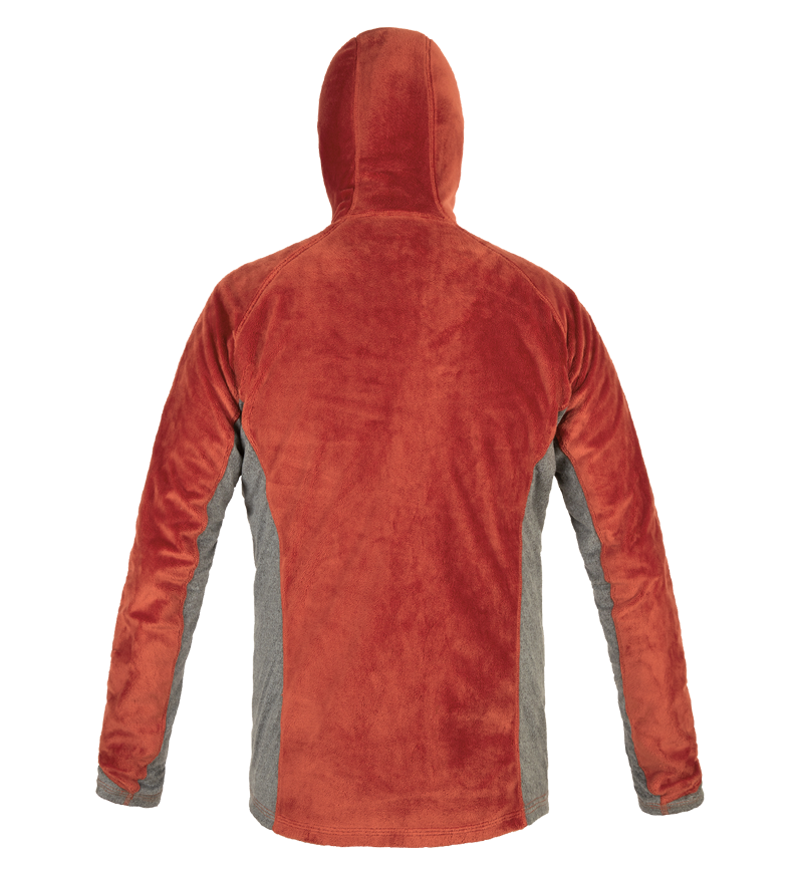 Paramo Mens Ostro Plus Fleece - Outback Red/Steel-1