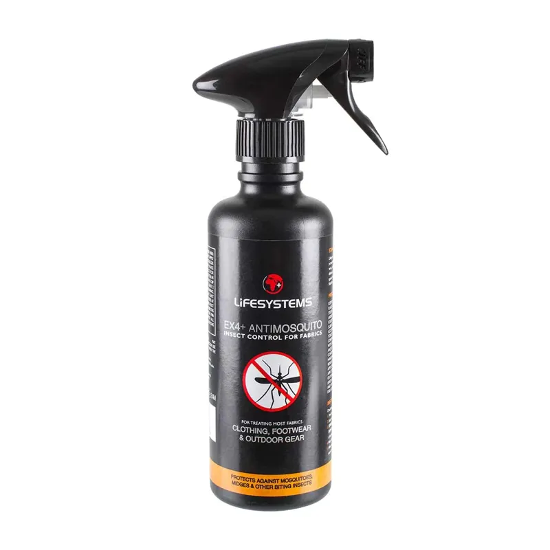 Lifesystems EX4 Anti Mosquito Spray for Clothing Footwear and Outdoor Gear 350ml