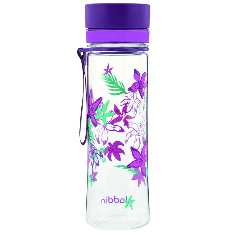 Aladdin Aveo Water bottle 0.6L Purple Graphics