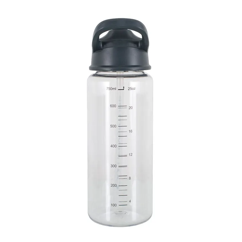 Lifeventure Flip-Top Water Bottle - 750ml - Clear -1