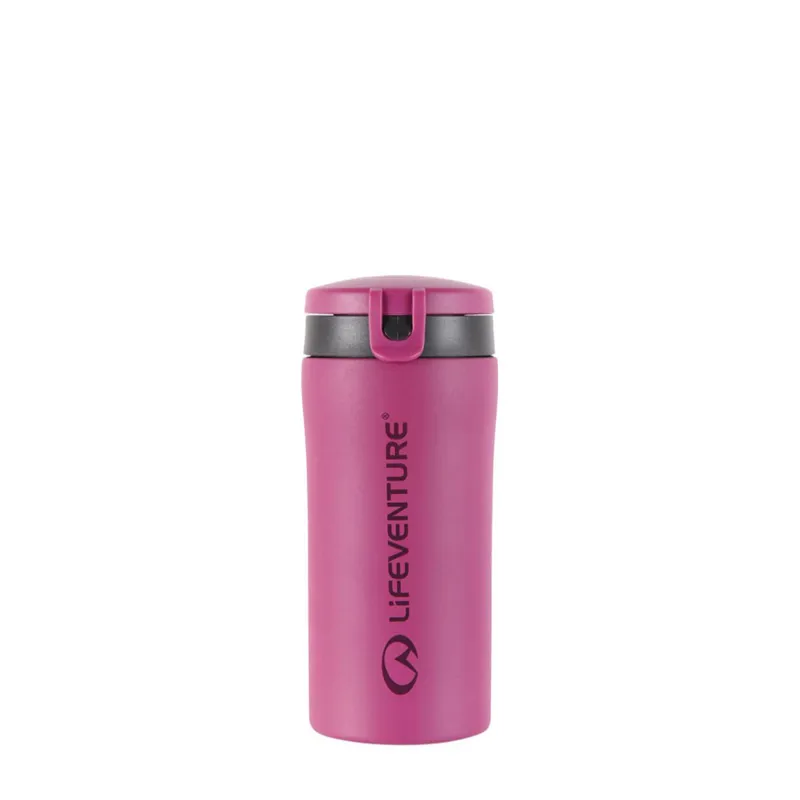 Lifeventure Flip Top Thermal Mug - 300ml - Pink