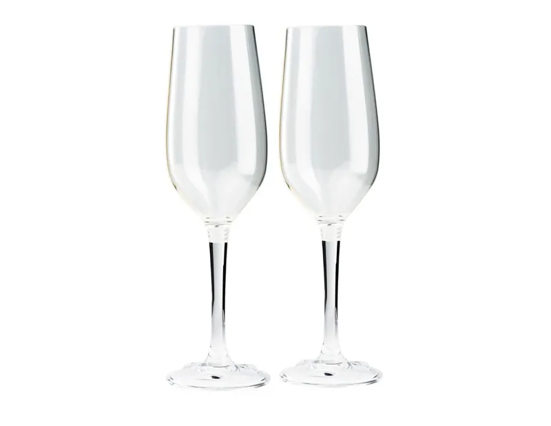 GSI Nesting Champagne Flute x2 - Perfect for Outdoor Celebrations and Prosecco