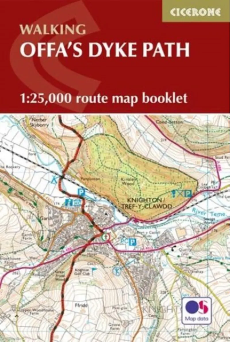 Walking Offa's Dyke Path 1:25000 Route Map Booklet - Cicerone Guides