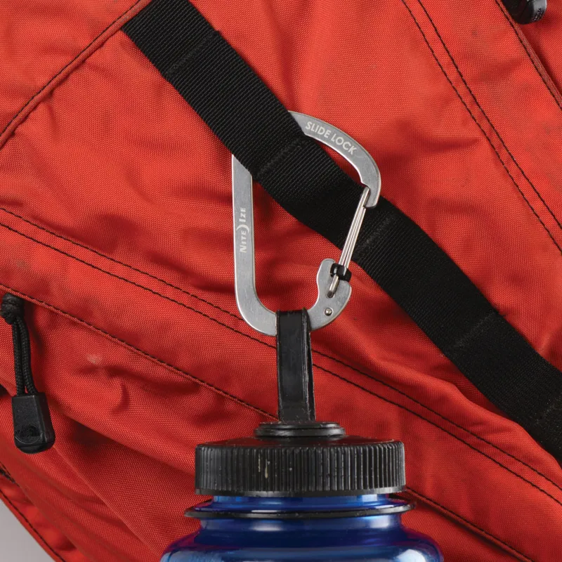 SlideLock Carabiner Stainless Steel Accessory Karabiner Size 4-4