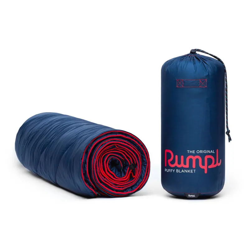 Rumpl Original Puffy Blanket - Single - Deepwater Blue -2
