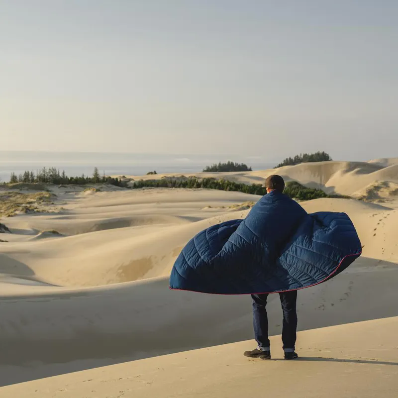 Rumpl Original Puffy Blanket - Single - Deepwater Blue -1