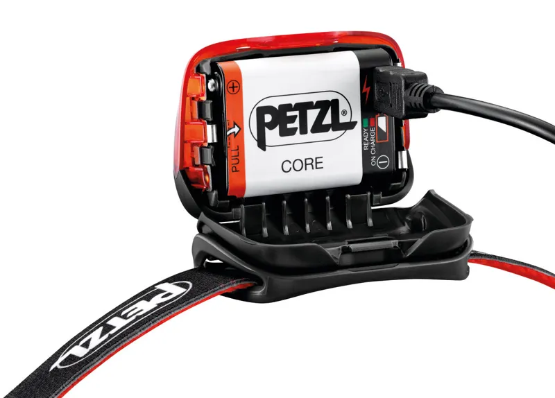 Petzl Actik Core Head Torch 450 Lumens Red-1