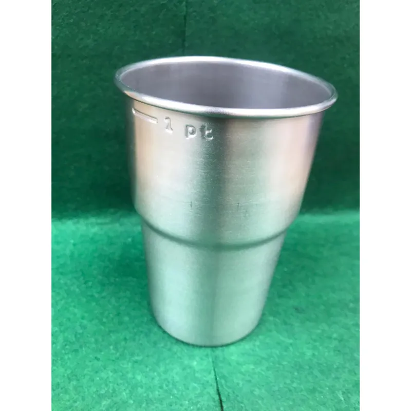 Enviro Cup Stainless Steel Festival and event Pint Cup - UK Manufactured-1