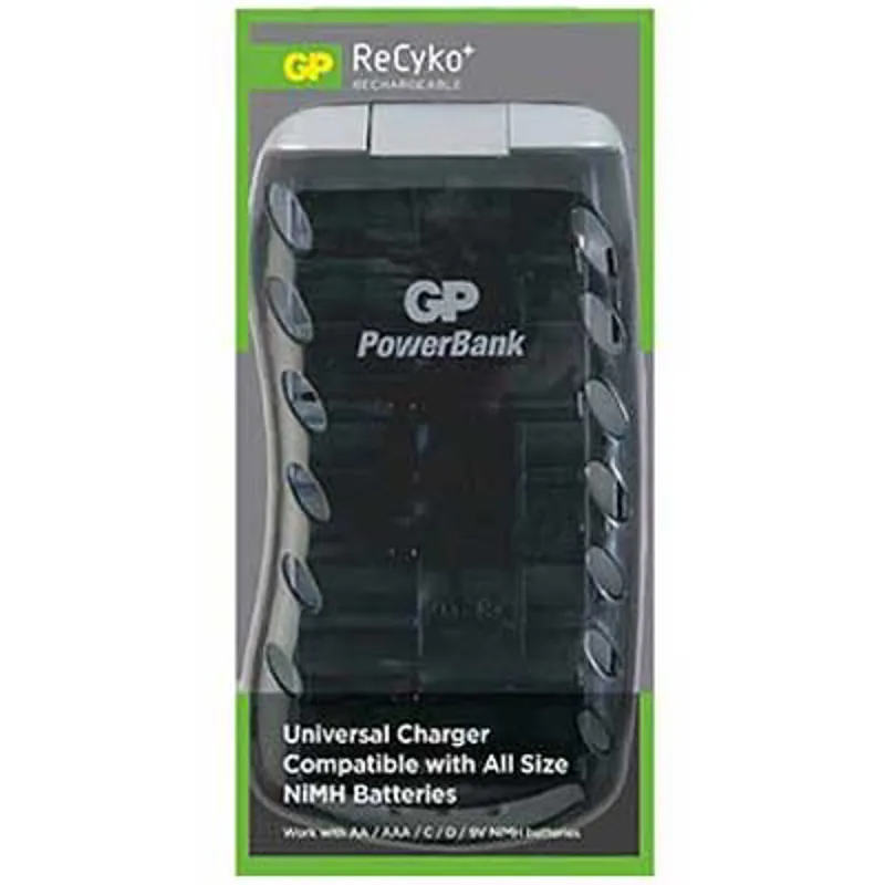 GP Universal Battery Charger PB19 AA AAA C D 9v