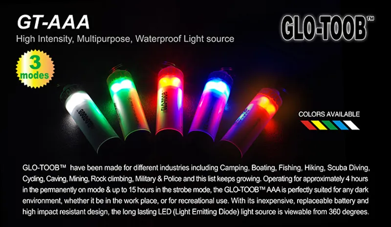 Glo-Toob AAA Battery Powered Light Stick Marker - White-1