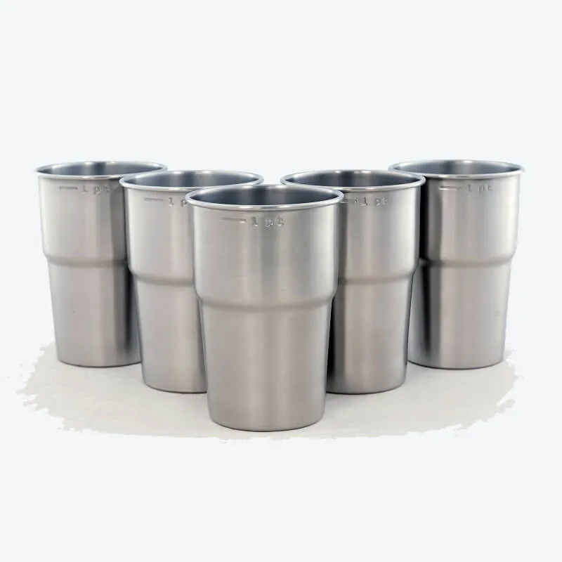 Enviro Cup Stainless Steel Festival and event Pint Cup - UK Manufactured-2
