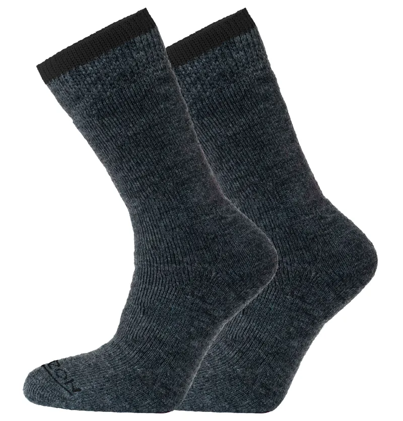 Horizon Heritage Merino Outdoor 2pk  Charcoal/Black