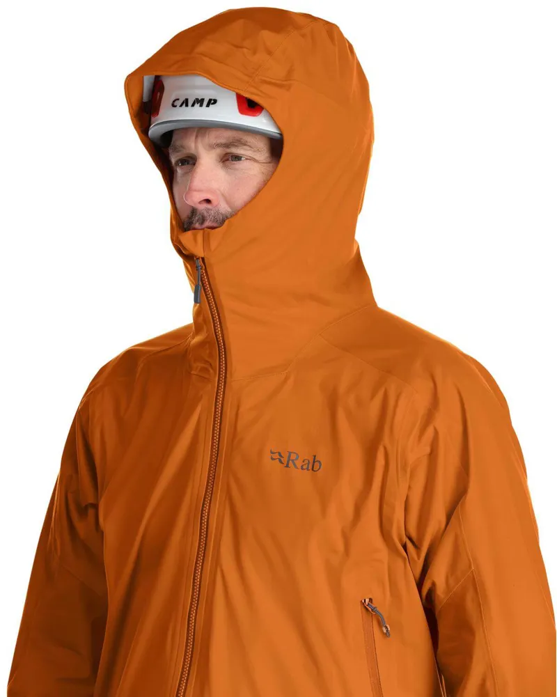 Rab Kinetic Alpine 2.0 Mens Waterproof Jacket Marmalade Orange-3