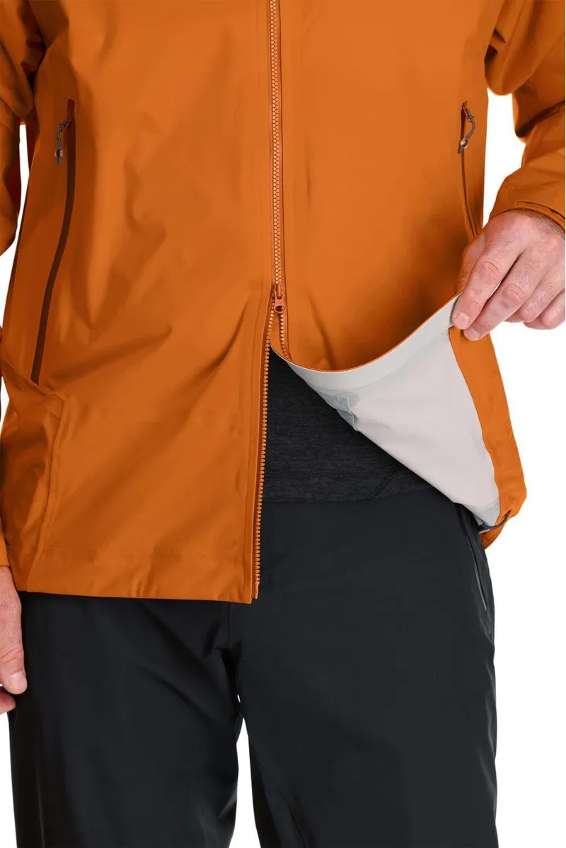 Rab Kinetic Alpine 2.0 Mens Waterproof Jacket Marmalade Orange-4