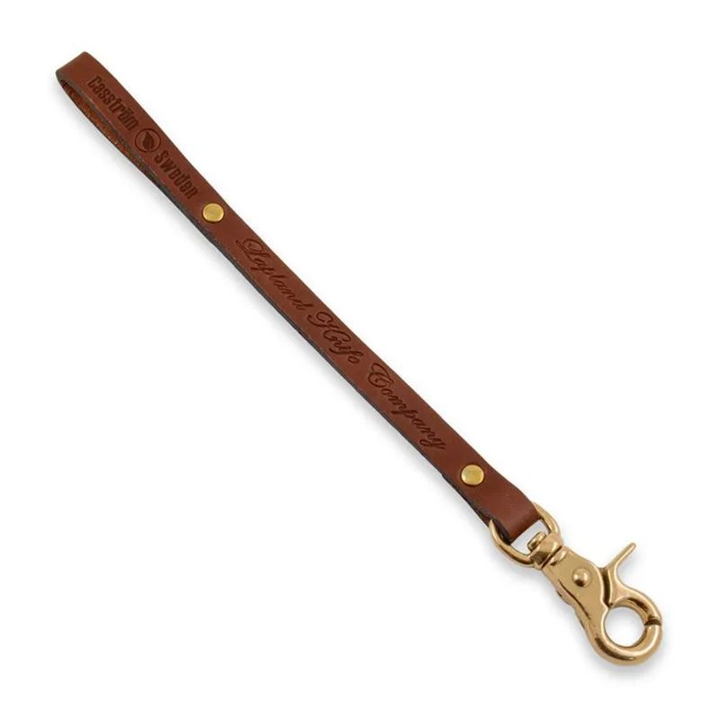 Casstrom Leather Lanyard with Crab Claw Clasp