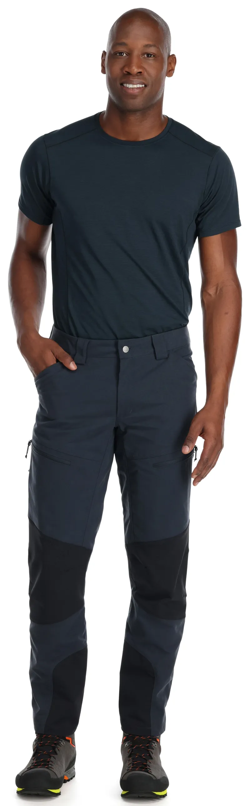 Rab Mens Lochan All Season Walking Trousers in Beluga Grey-2