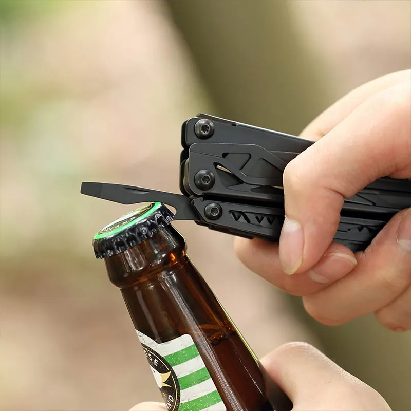 Nextool Black Knight Multi-Tool 11 in 1 EDC Non-Locking Blade with Bit Kit and Fabric Case-3