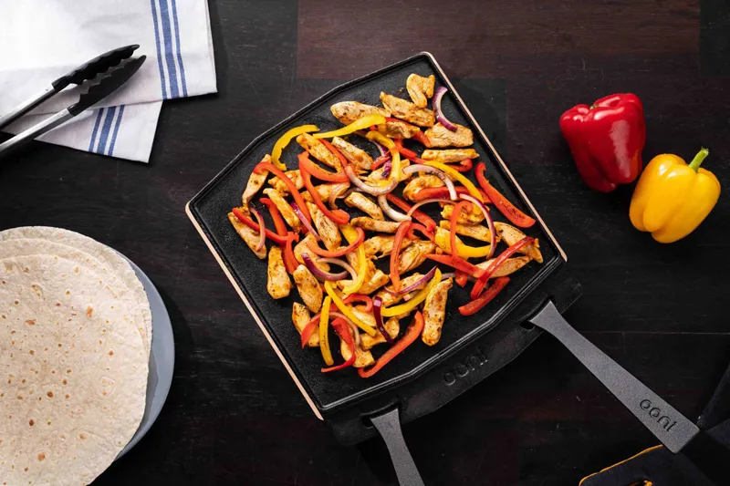 Ooni Cast Iron Dual-Sided Grizzler Plate-3