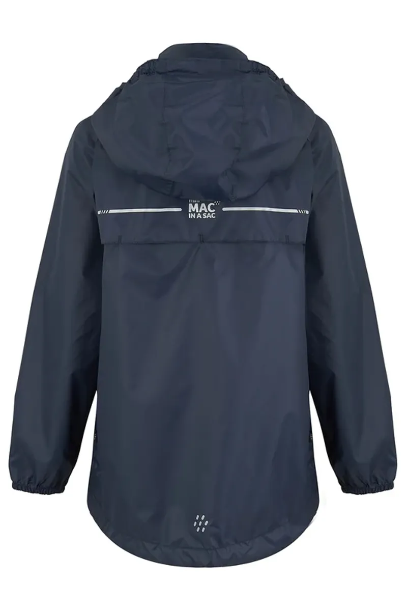 Mac in a Sac Kids Waterproof Jacket Navy-1