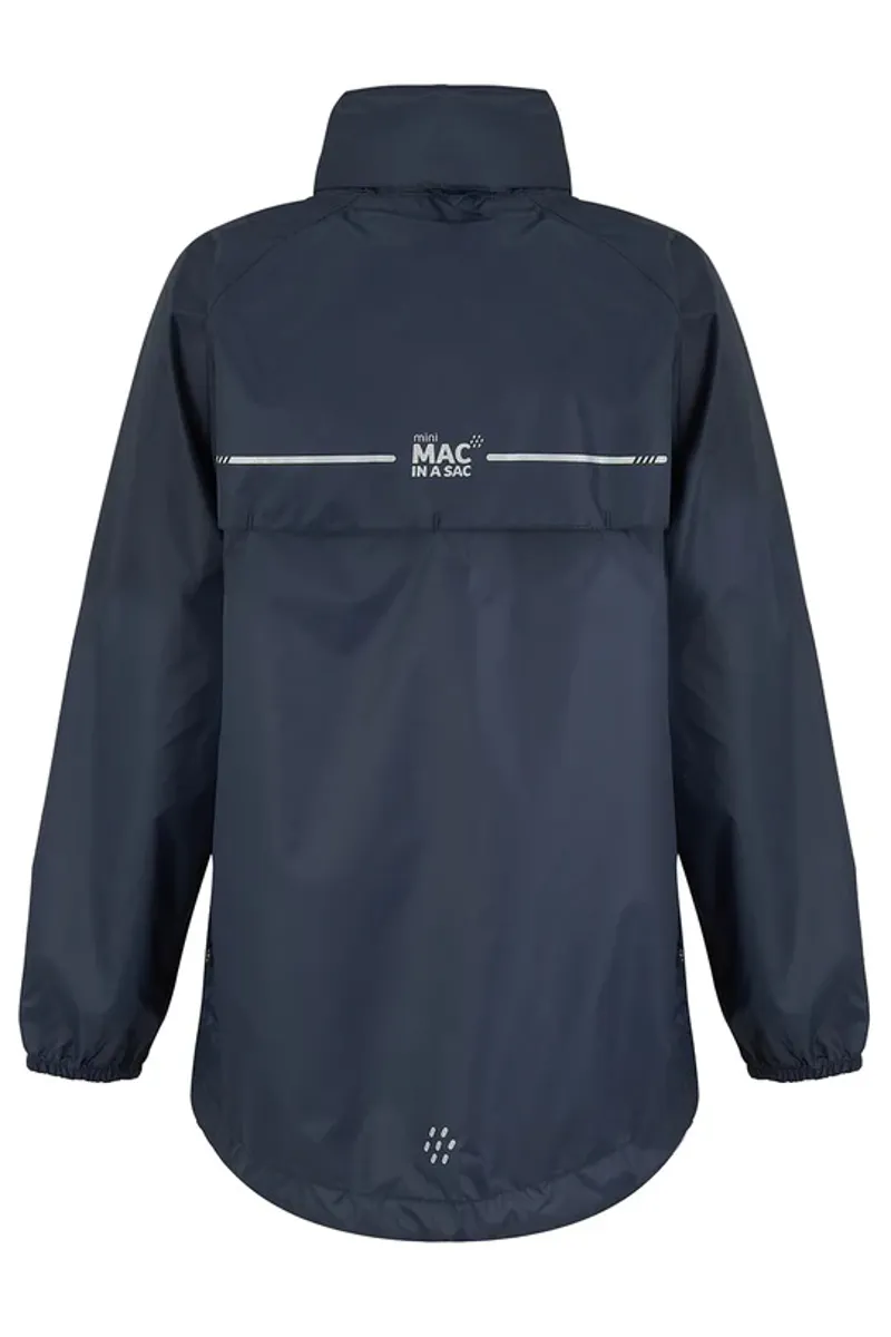 Mac in a Sac Kids Waterproof Jacket Navy-3