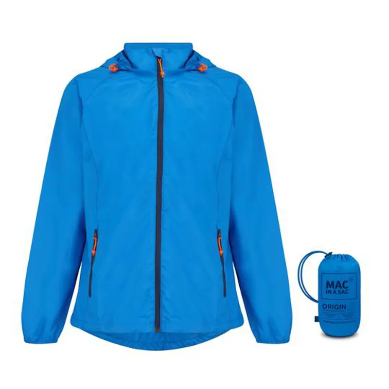 Mac in a Sac Origin Packable Waterproof Jacket Ocean Blue-3