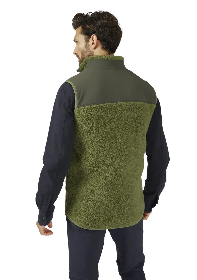 Rab Mens Outpost Fleece Vest - Chlorite Green