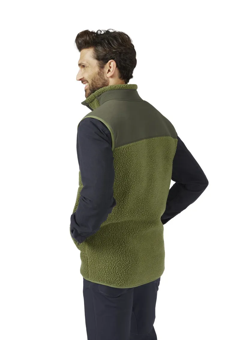 Rab Mens Outpost Fleece Vest - Chlorite Green