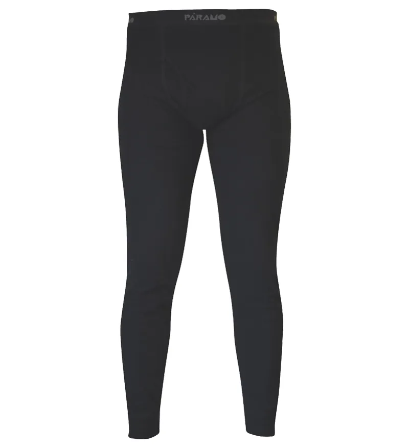 Paramo Mens Grid Long Johns Baselayer - Black