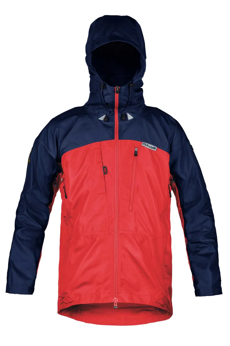 Paramo Mens Enduro Windproof Jacket Fire/Midnight-2