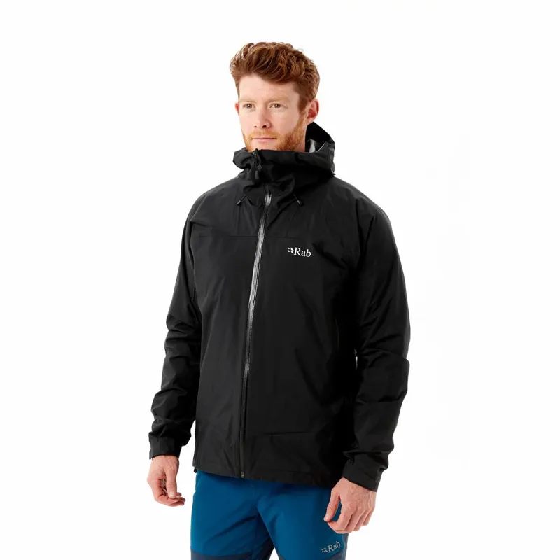 Rab Downpour Jacket Plus Mens - Black-4