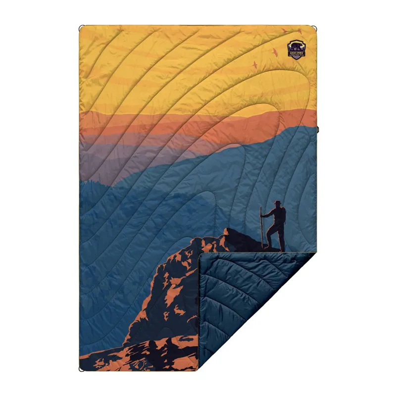 Rumpl Original Puff Blanket - Great Smokey Mountains Image - Single