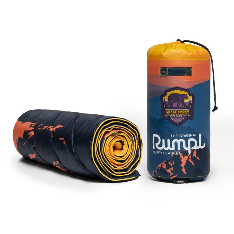 Rumpl Original Puff Blanket - Great Smokey Mountains Image - Single-1