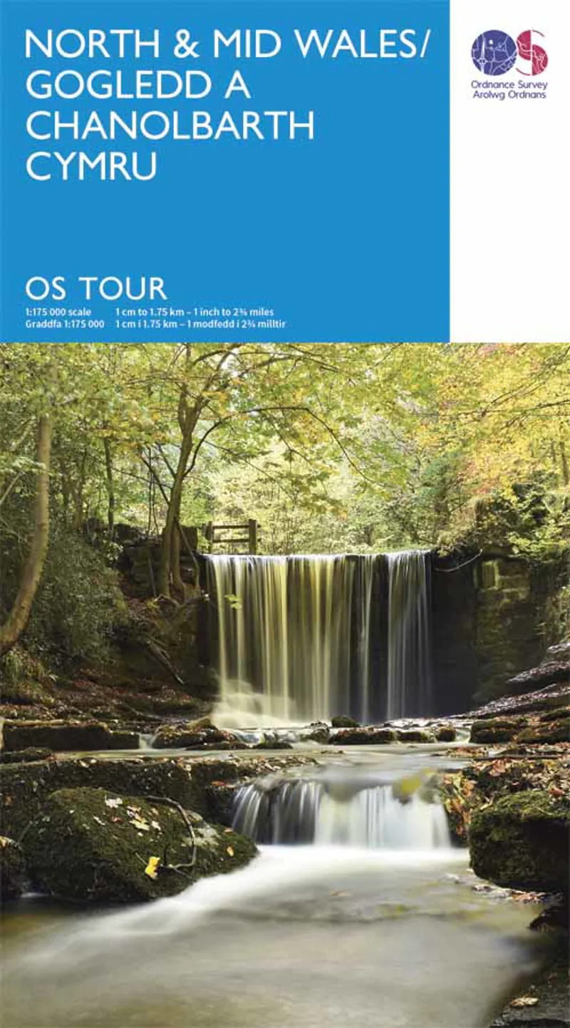Travel Tour 10 North and Mid Wales Ordnance Survey Map