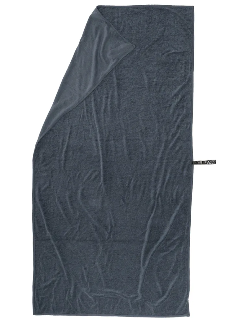 Cocoon Large Sustainable Eco Travel Towel - Deep Ocean-1