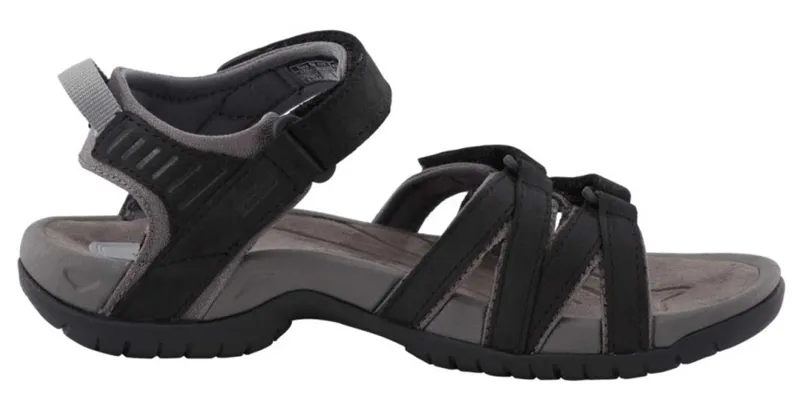 Teva Womens Tirra Leather Sandal - Black