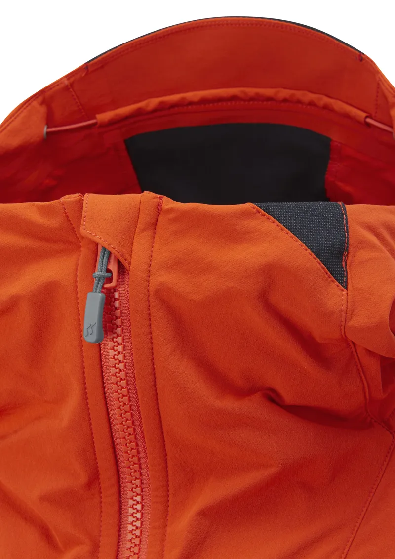 Rab Torque Mens Softshell Jacket in Firecracker -1