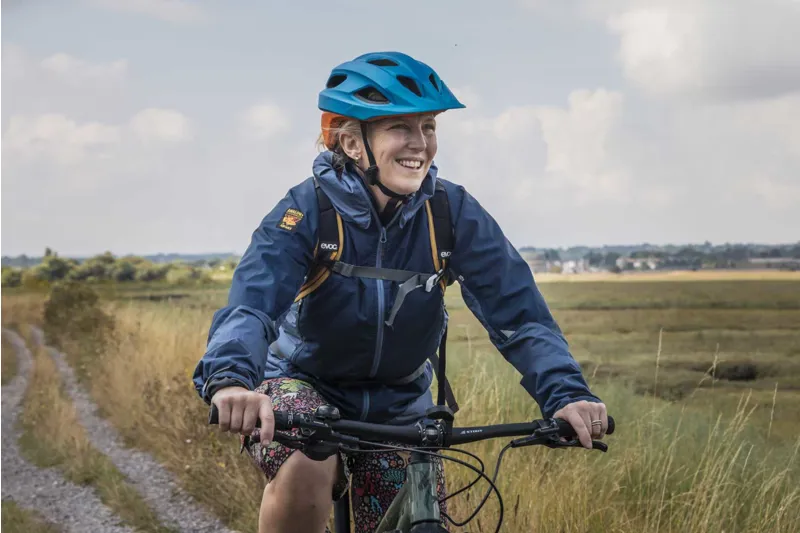 Paramo Womens Velez Waterproof Jacket - Midnight Light Zoned Indigo-3