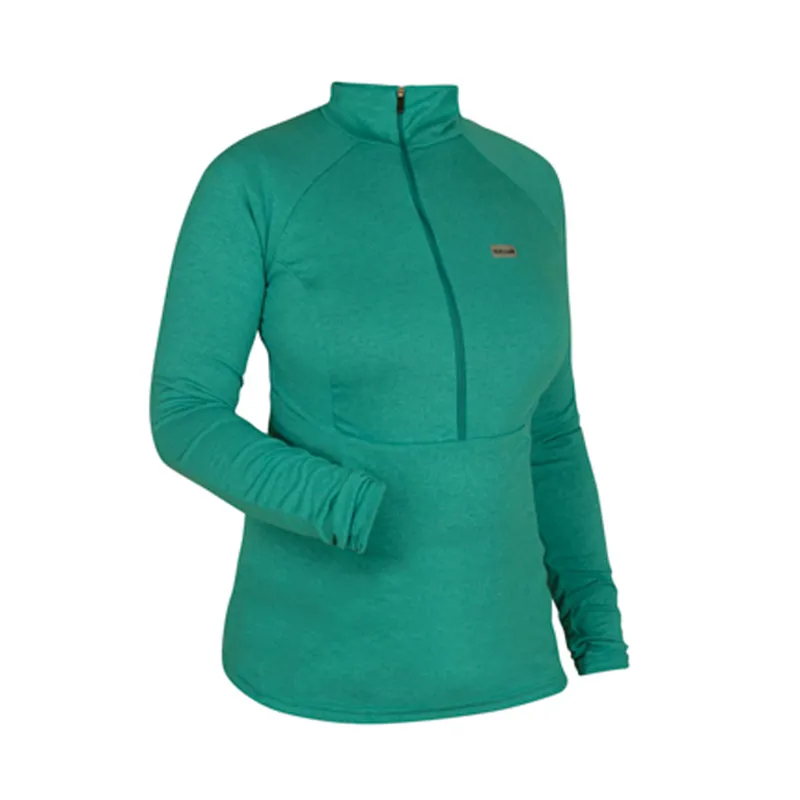 Paramo Womens Tempro Zip Neck Base Layer - Adriatic Blue