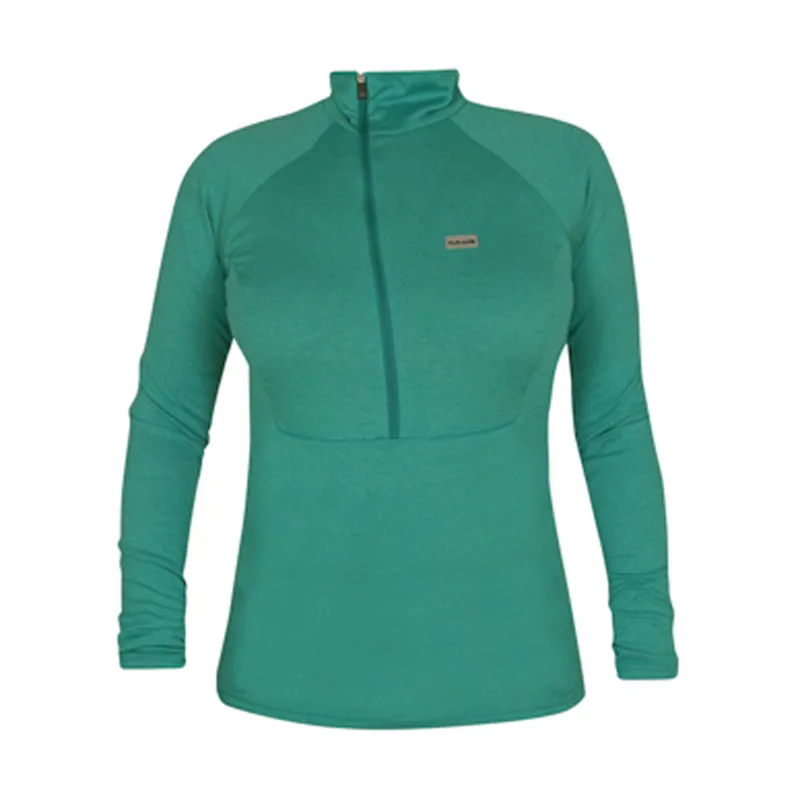 Paramo Womens Tempro Zip Neck Base Layer - Adriatic Blue-1