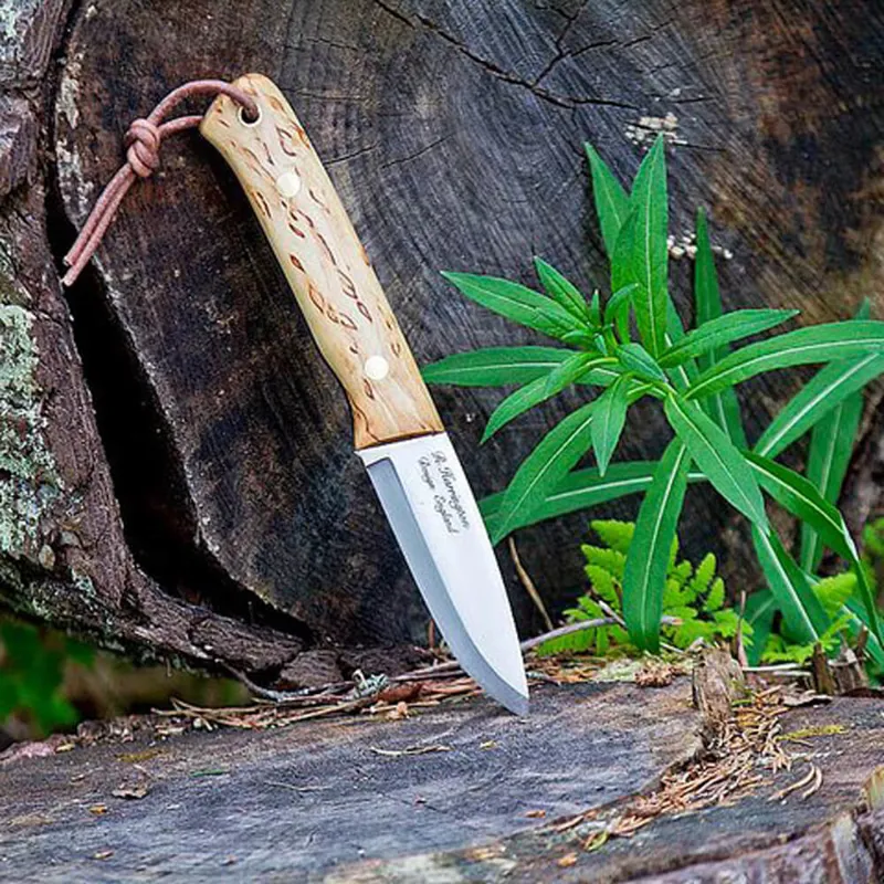 Casstrom Woodsman Curly Birch - Special Knivegg Edition-1