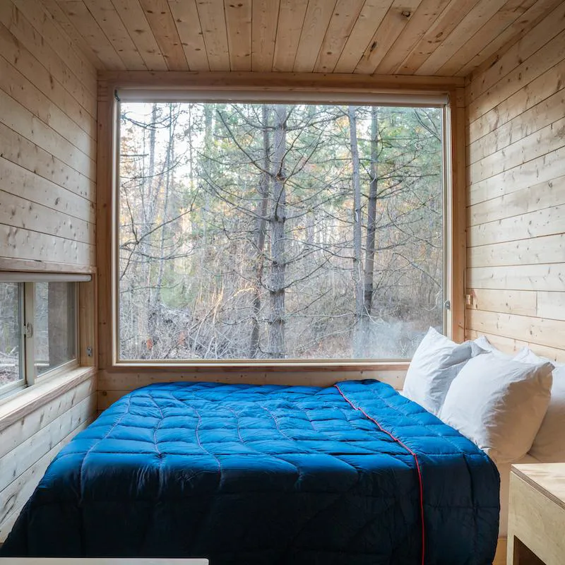 Rumpl Nanoloft Puffy Blanket - Double - Solid Deepwater -1