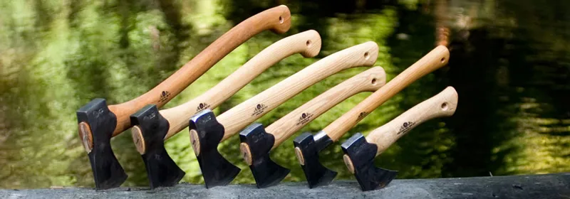 Bushcraft axes - ideal for light splitting, carving, and general camp work.